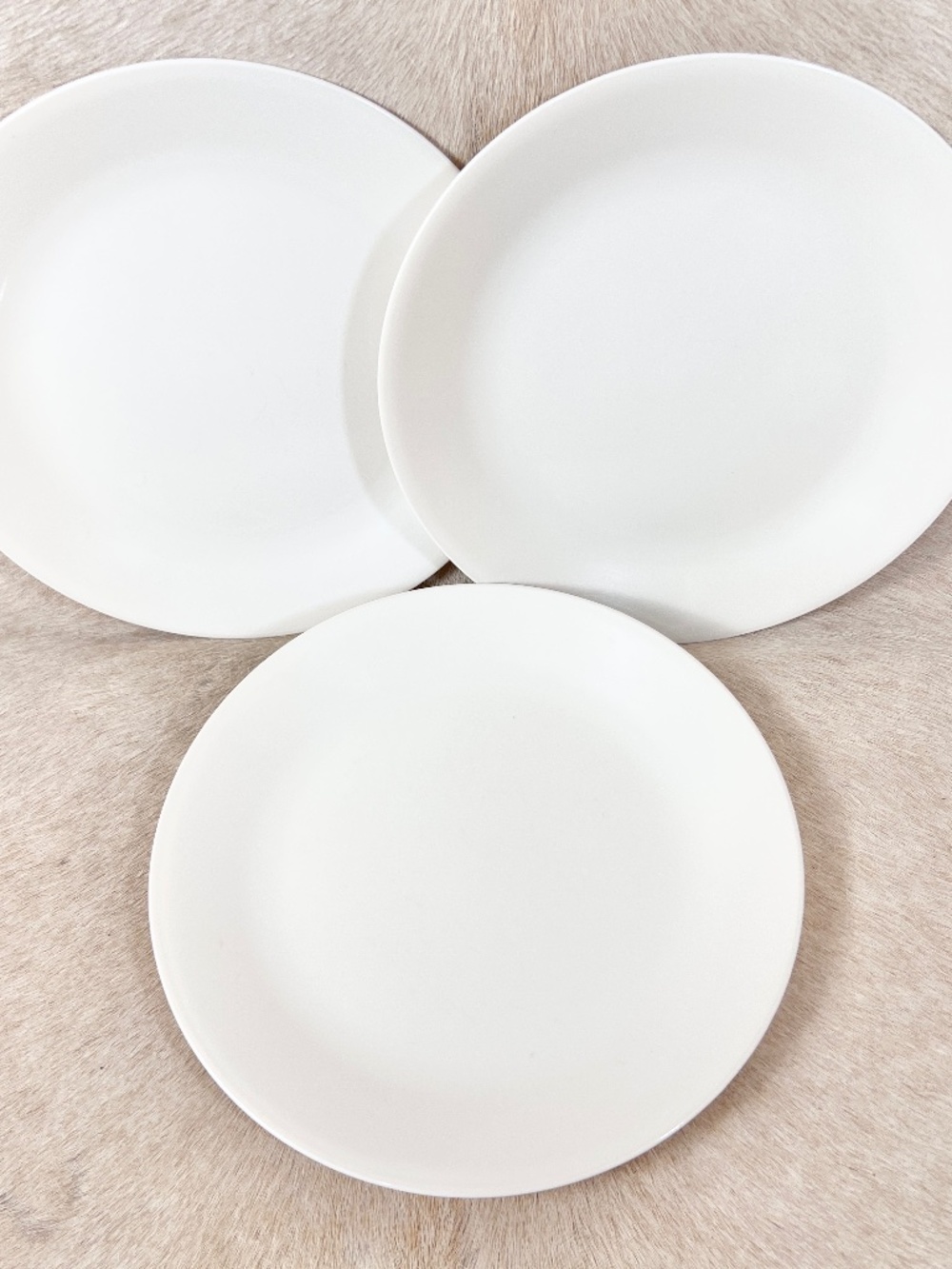 Corelle Sandstone Beige Dinner Plates Set of 3